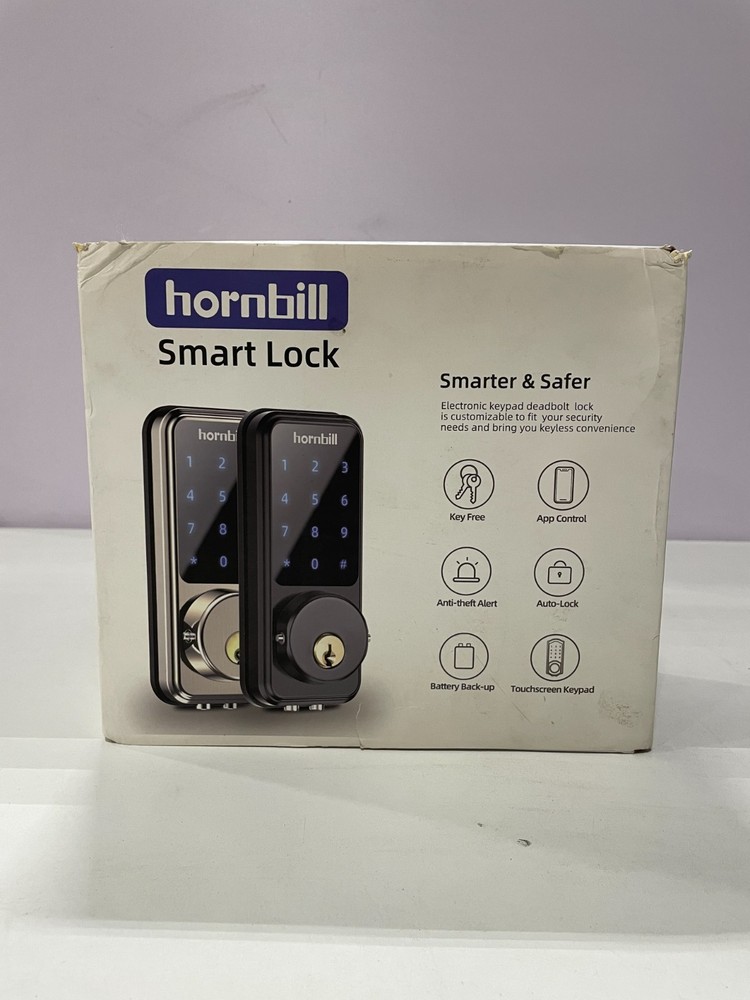Hornbill Smart Lock Keypad Electronic Deadbolt Keyless Entry App Control