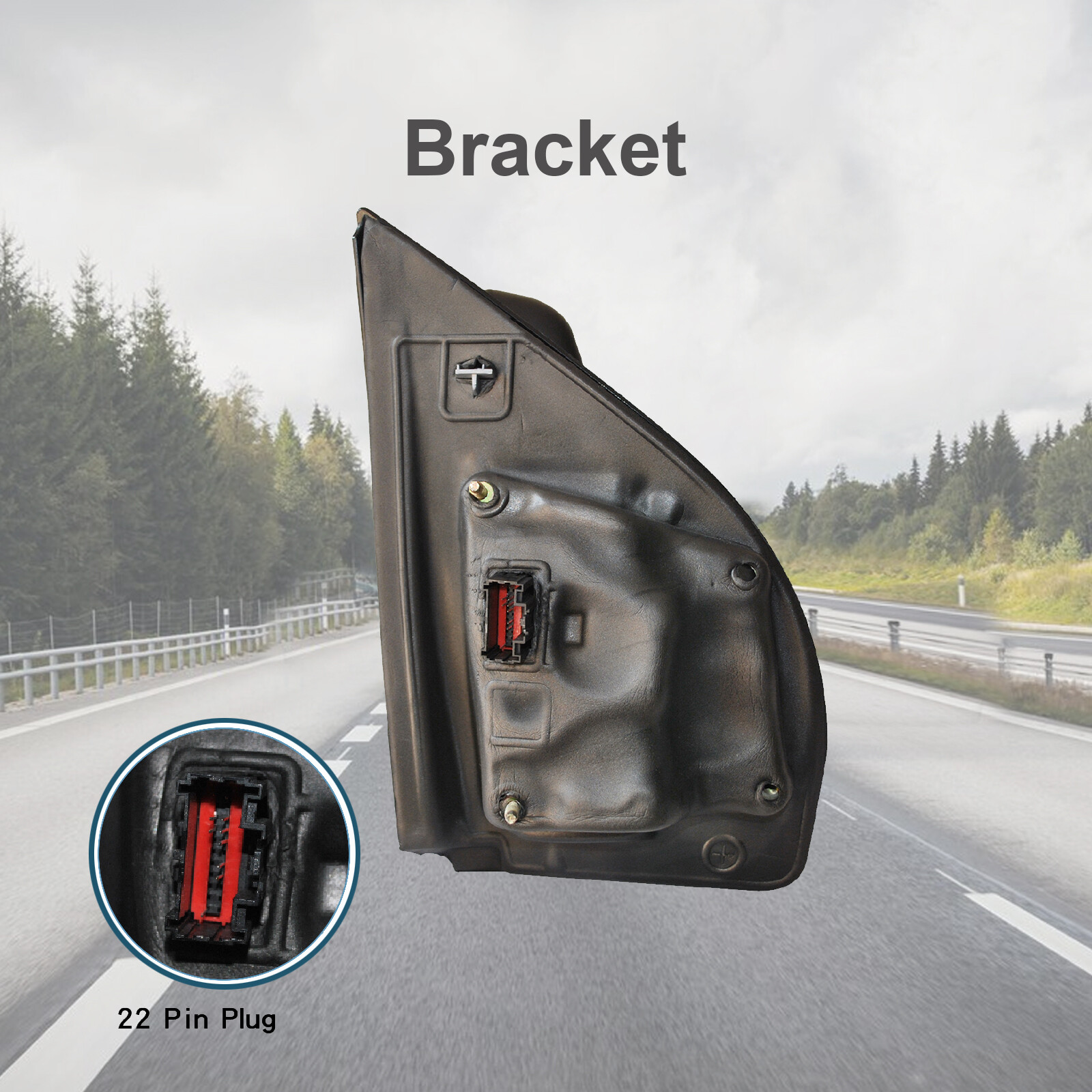 Towing Mirror Power Heated For 2017-2020 Ford F-250 F-350 Super Duty Driver Side