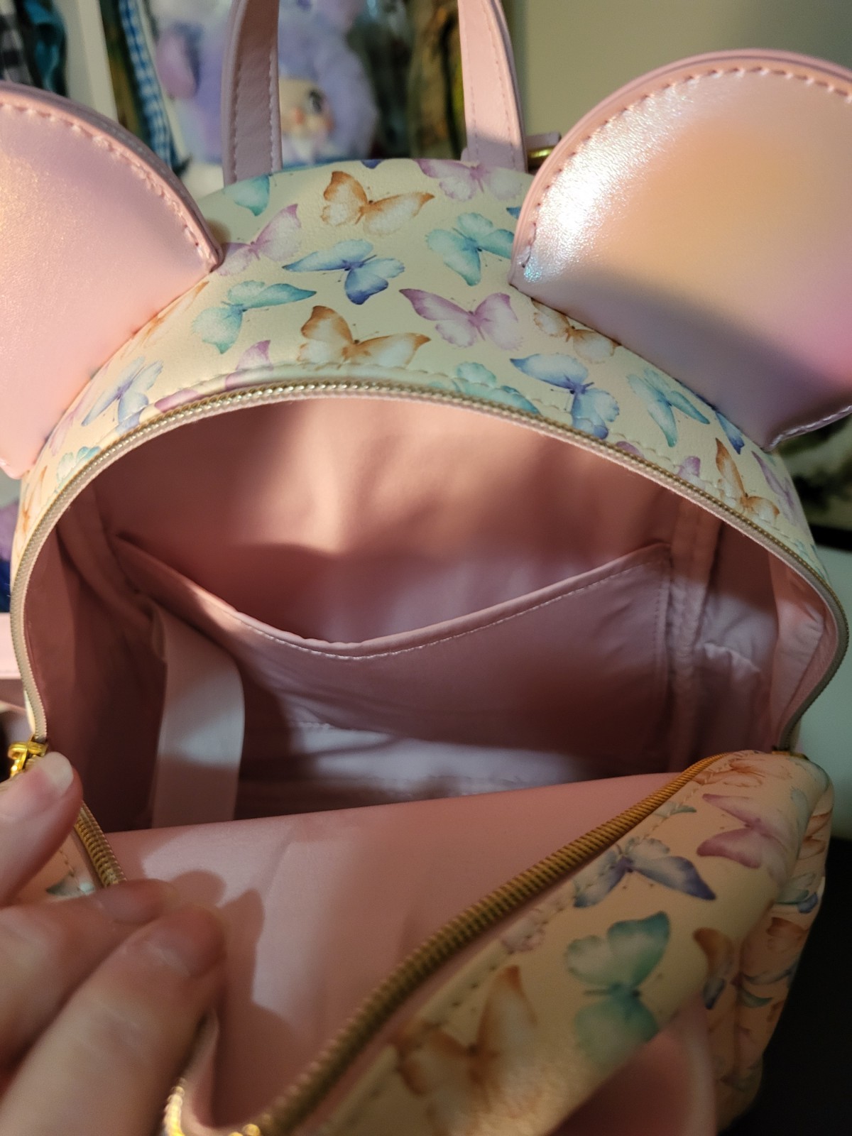 Loungefly Disney Butterfly Backpack And Wallet Set. NWOT