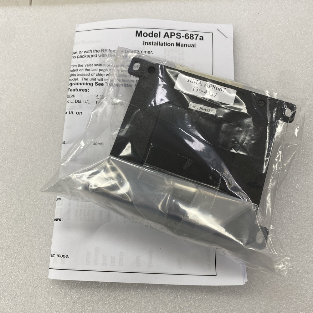 PRESTIGE APS-687A KEYLESS ENTRY REMOTE START MODULE BRAIN ONLY