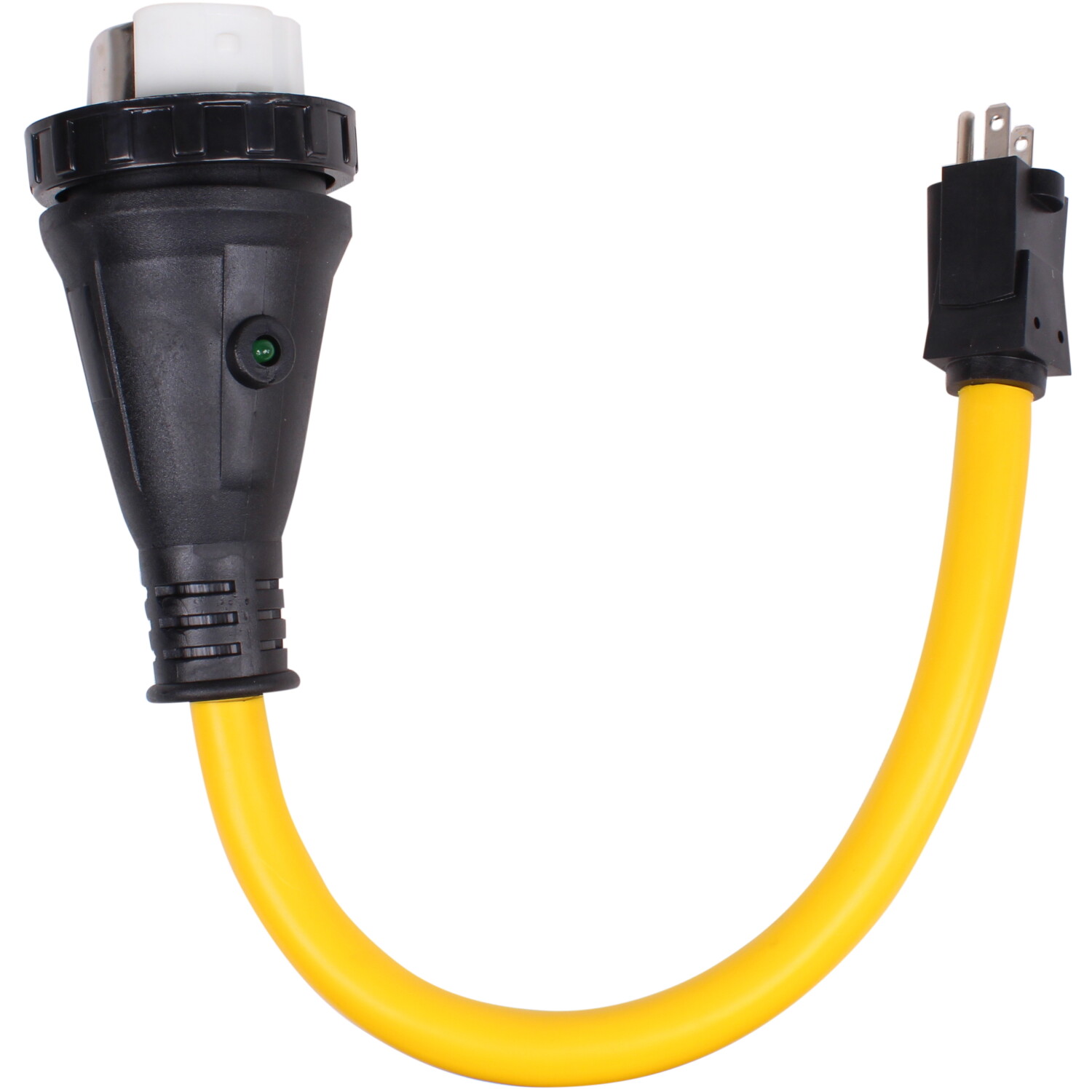 50 to 15 Amp 110 120 Volt RV Adapter Cord NEMA 5-15P Male to SS2-50R Female