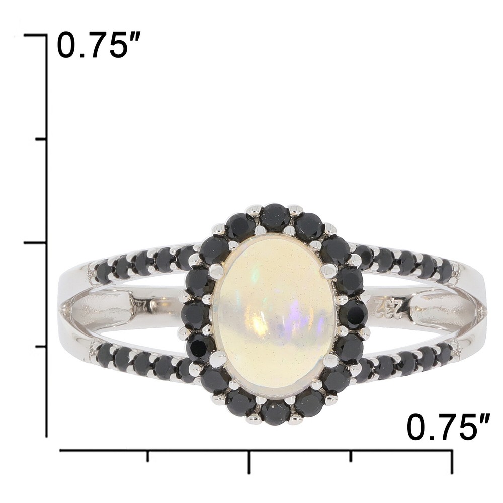Sterling Silver Semi Mount Ring Setting Oval OV 8X6mm Split Shank
