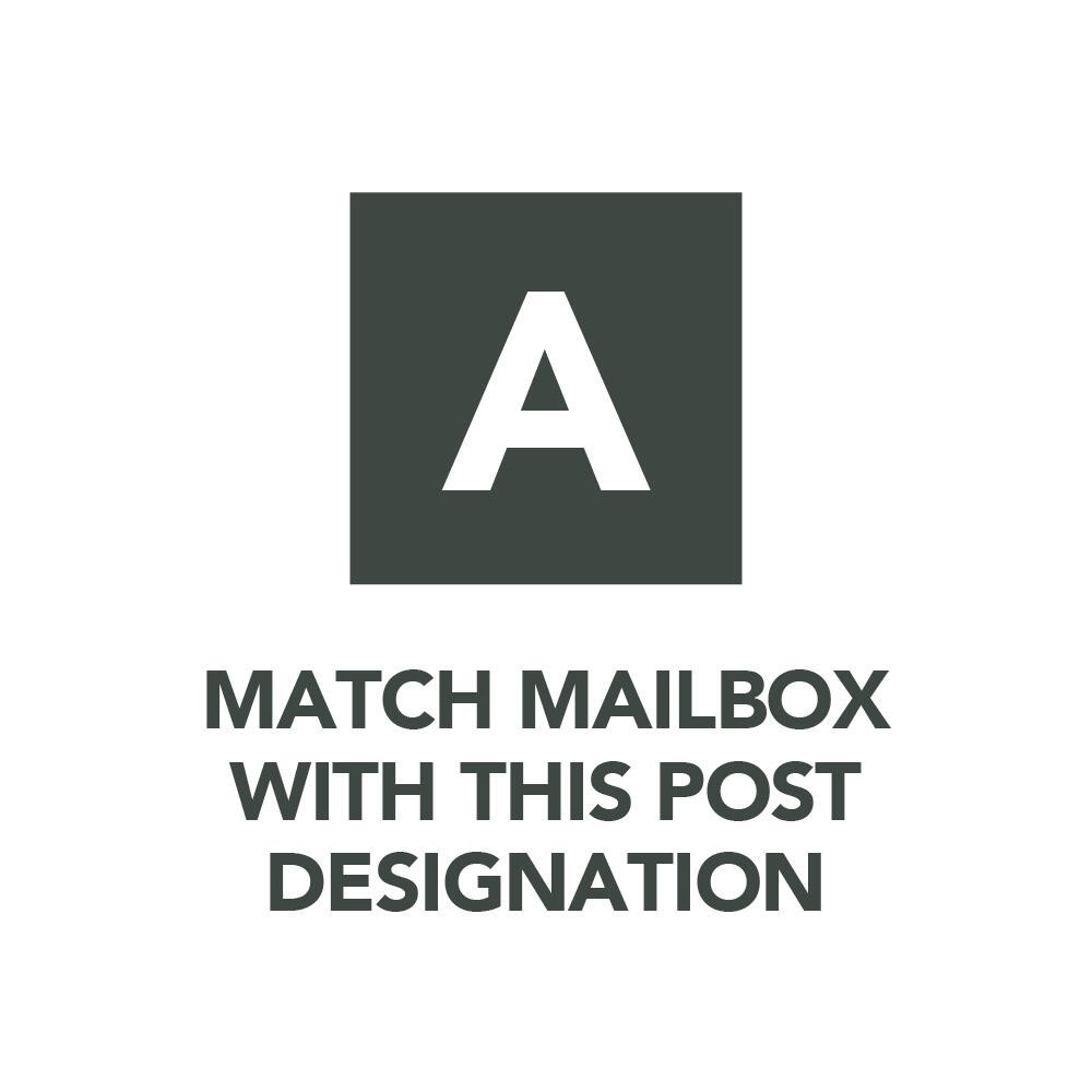 Architectural Mailboxes Grayson Medium Steel Post Mount Mailbox Gray ST1000AM