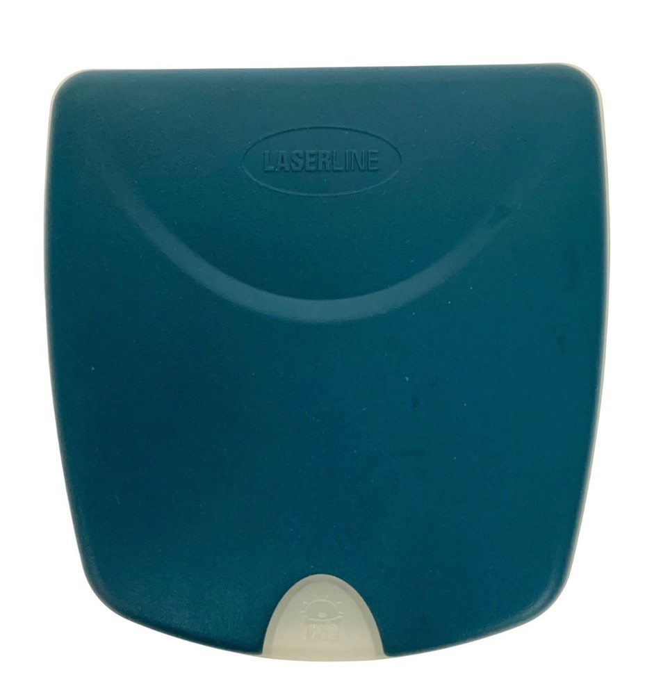 Laserline MediaZone 12 CD Storage Case With Instructions Teal & Clear Plastic