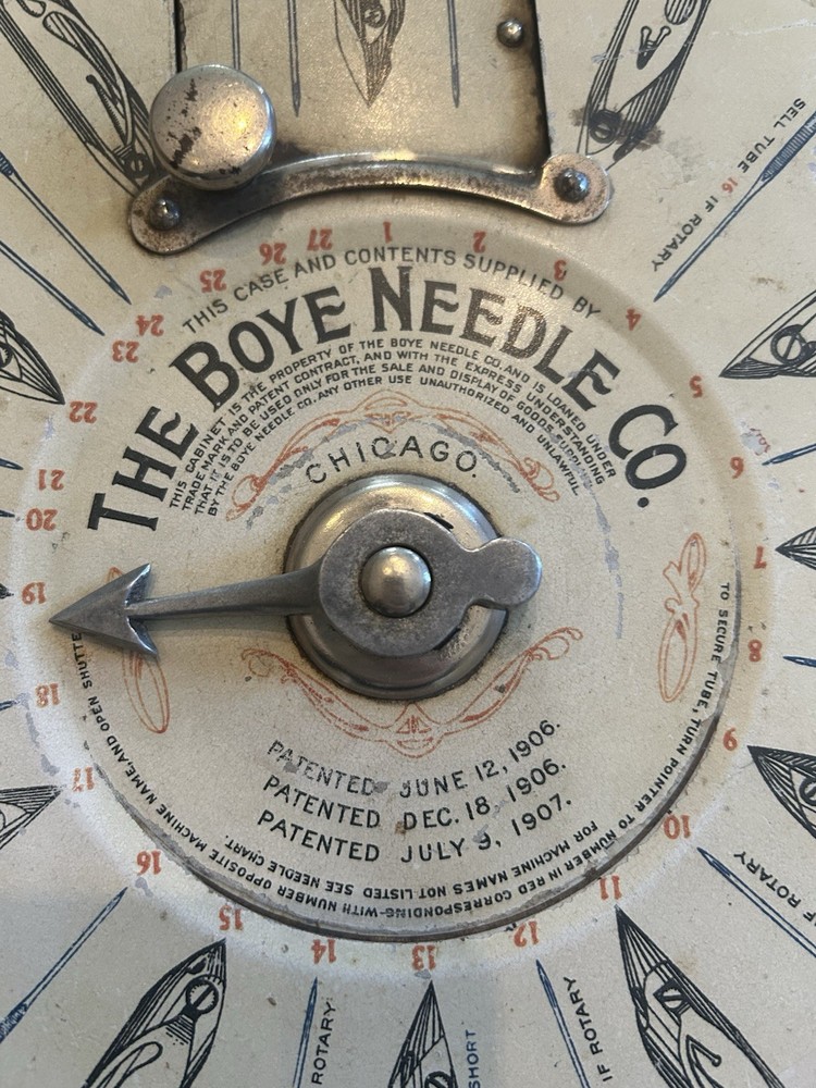Antique Boye Needle Sewing Dispenser