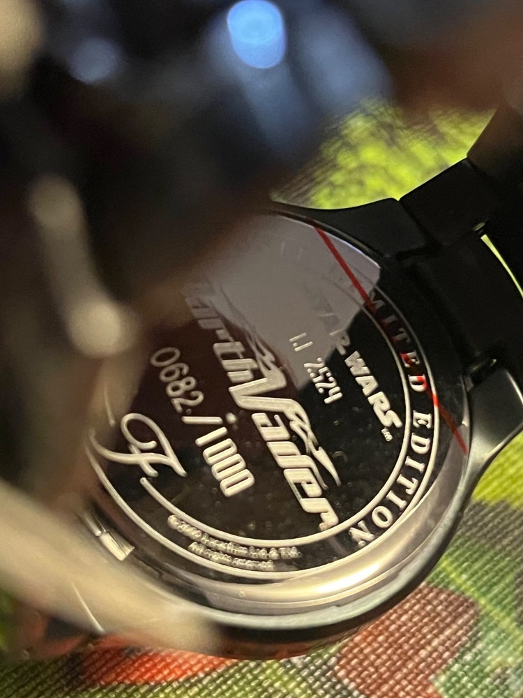 2004 fossil darth vader watch
