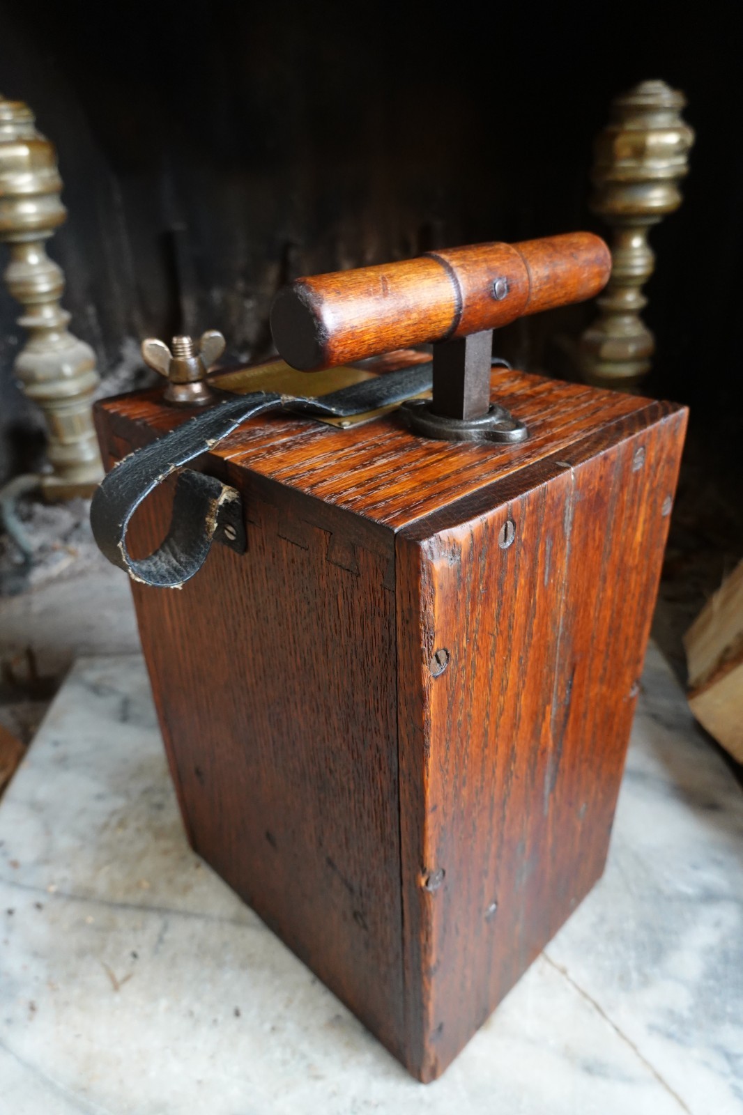 Antique "HERCULES" 30 CAP BLASTING MACHINE Dynamite Detonator Plunger Box