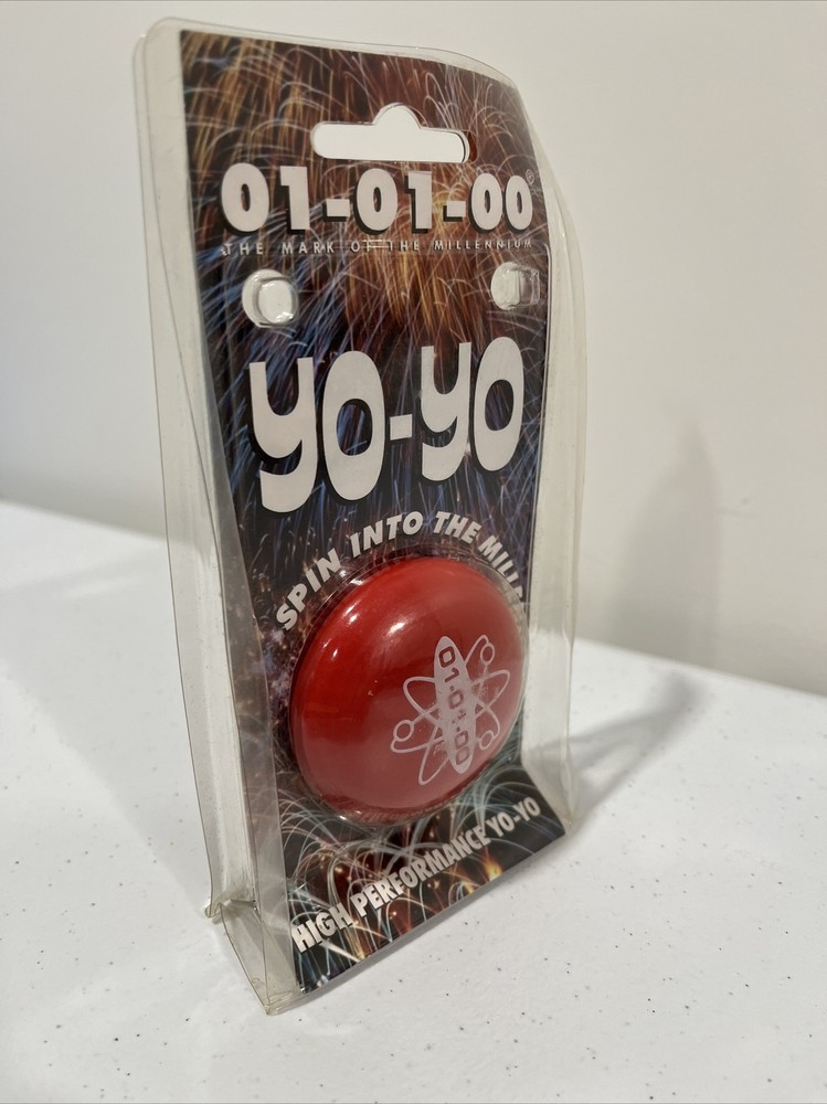 Vintage Red High Performance Yo Yo 01-01-00 Millennium
