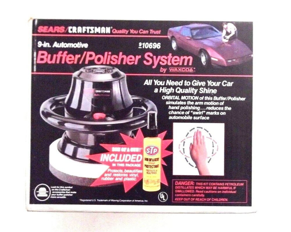 Sears/Craftsman 9'' Automotive Buffer/Polisher System (9-10696)