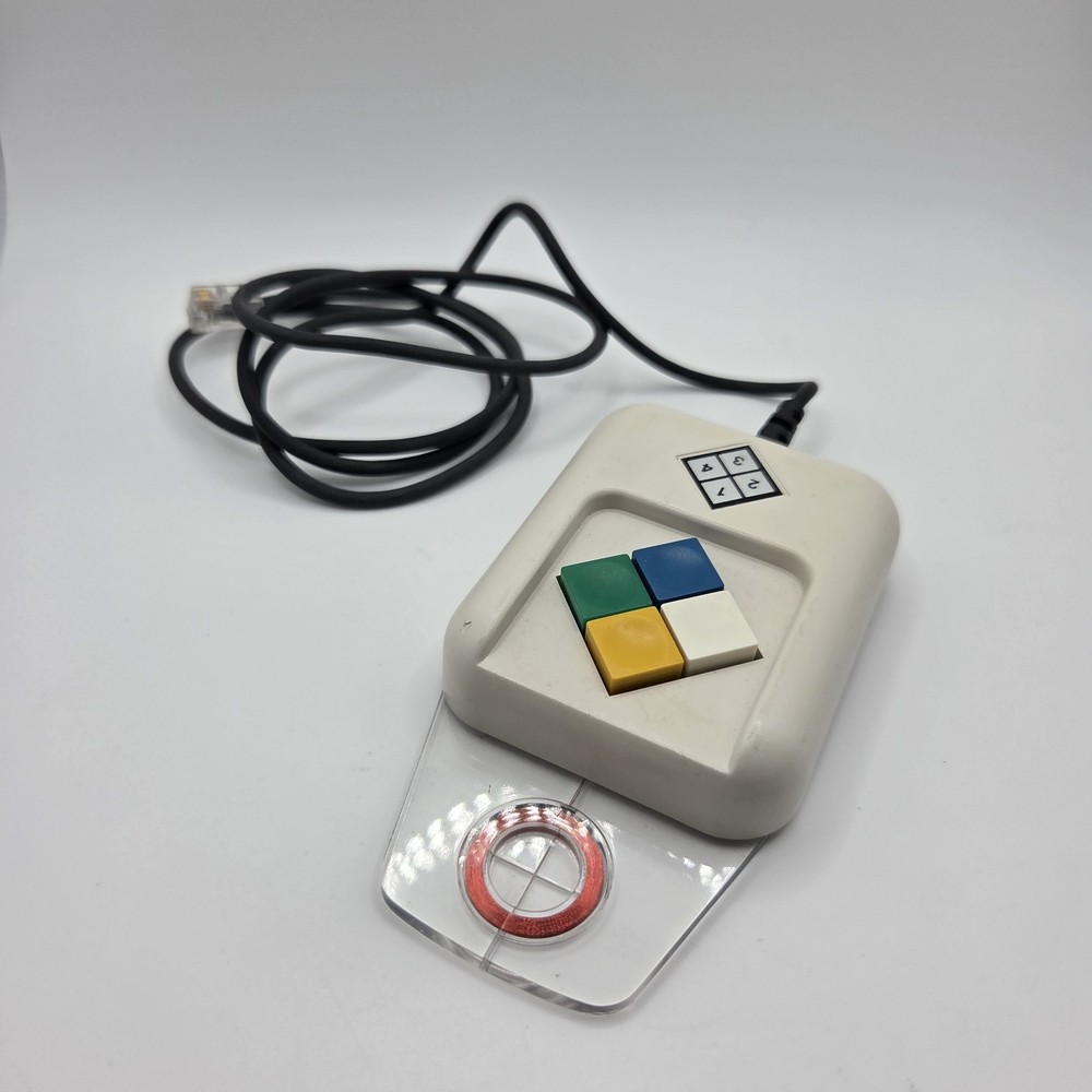 Summagraphics 29-0099 4-Button Cursor / Puck for Digitizer Tablets 1986