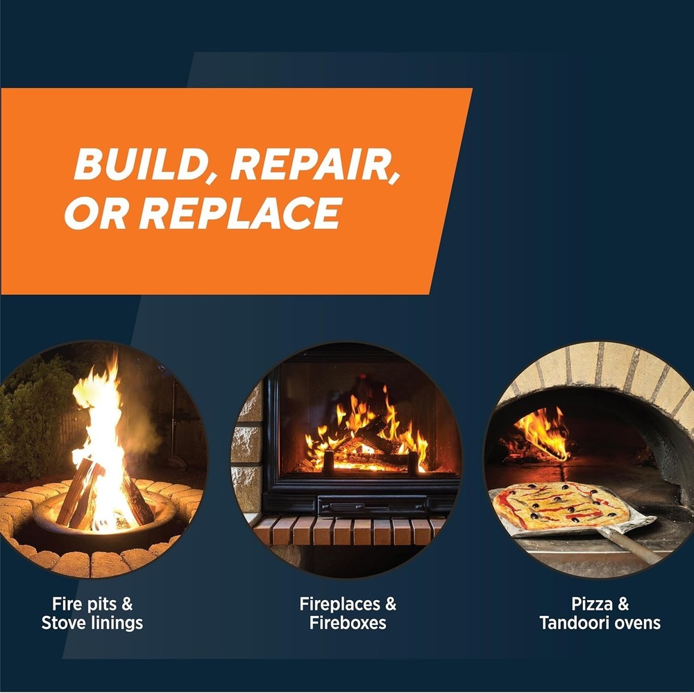 Rutland Fire Bricks, Properly Cured High Temperature FireBrick, -Made Residen...