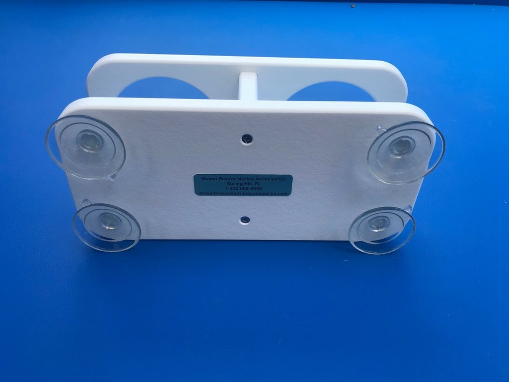 2 Cup Holder With Suction Cups (WHITE STARBOARD)
