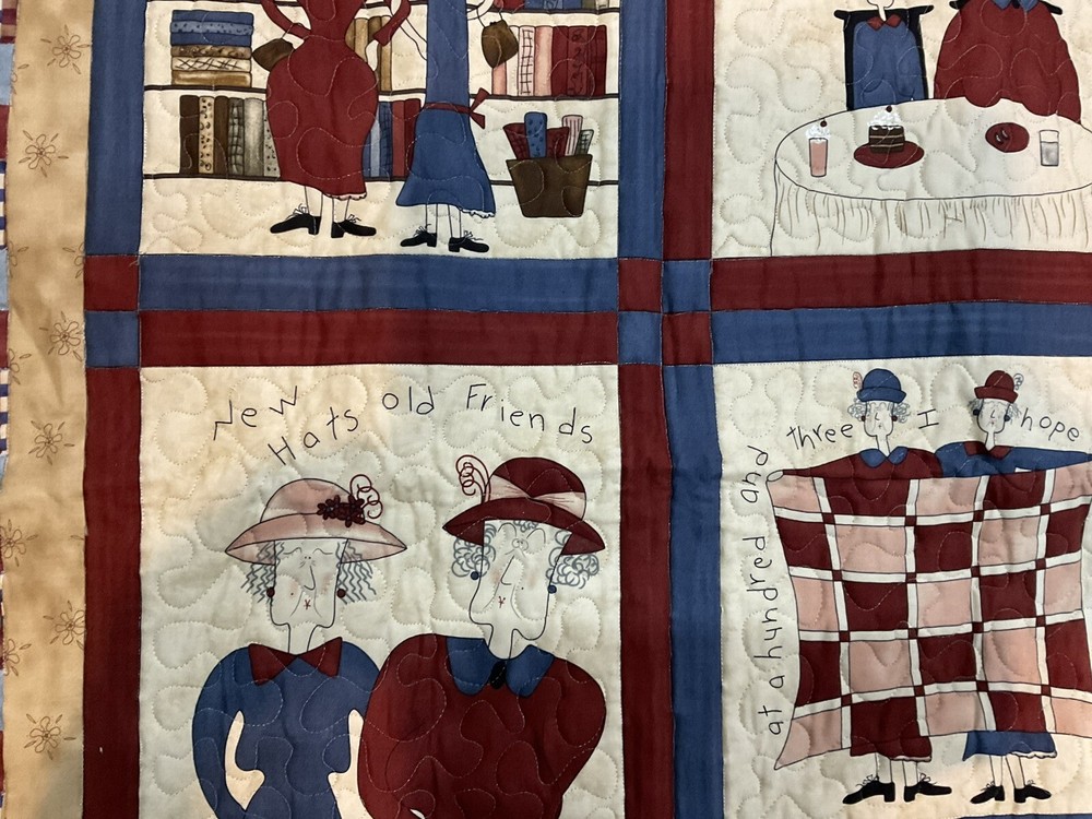 Wall quilt lap quilt panel friendship