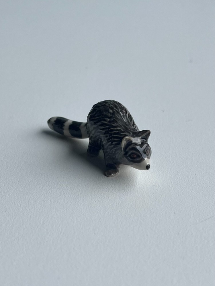 Raccoons Mini Ceramic Figurine Set