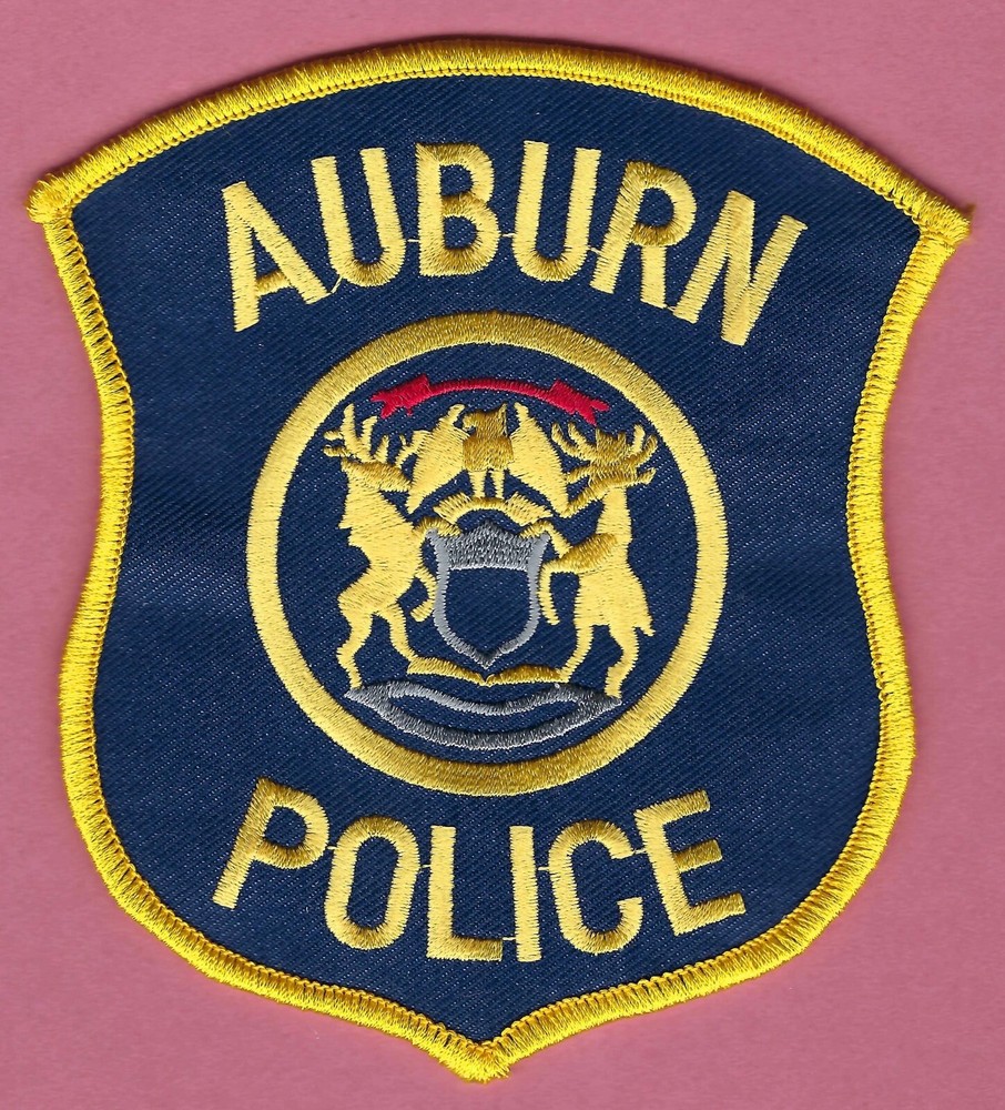 AUBURN MICHIGAN POLICE SHOULDER PATCH