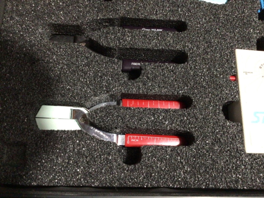 C-Tech Fiber Optic Tool Kit Strippers Crimpers SPOT Tester Case training system