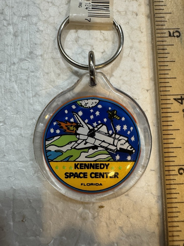 Vintage Kennedy Space Center- Space Shuttle Keychain