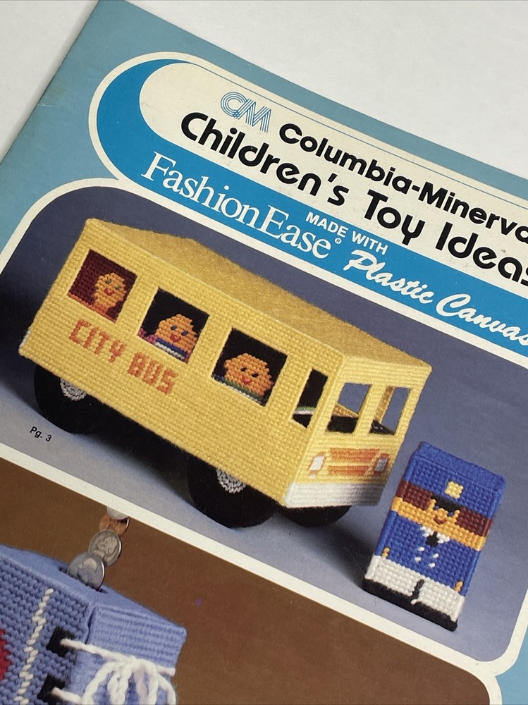 Columbia Minerva Children's Toy Ideas Plastic Canvas Pattern