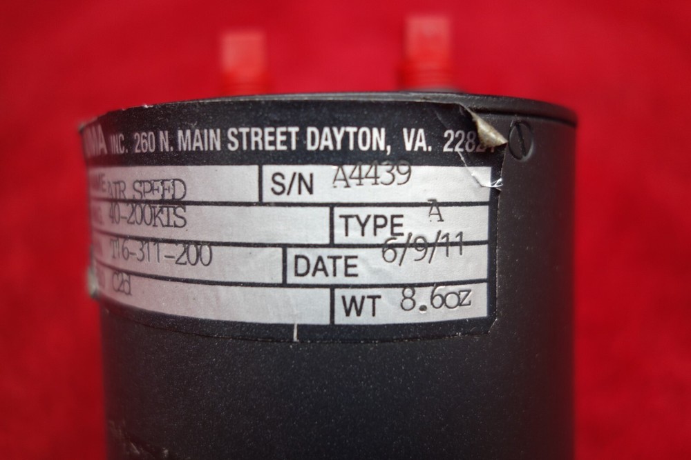 UMA Instruments Airspeed Indicator PN T16-311-200