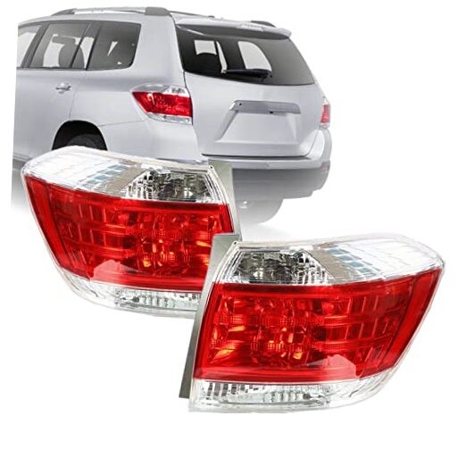 2-Pack LH and RH Tail Light Assembly Replacement for Highlander 2011 2012 2013