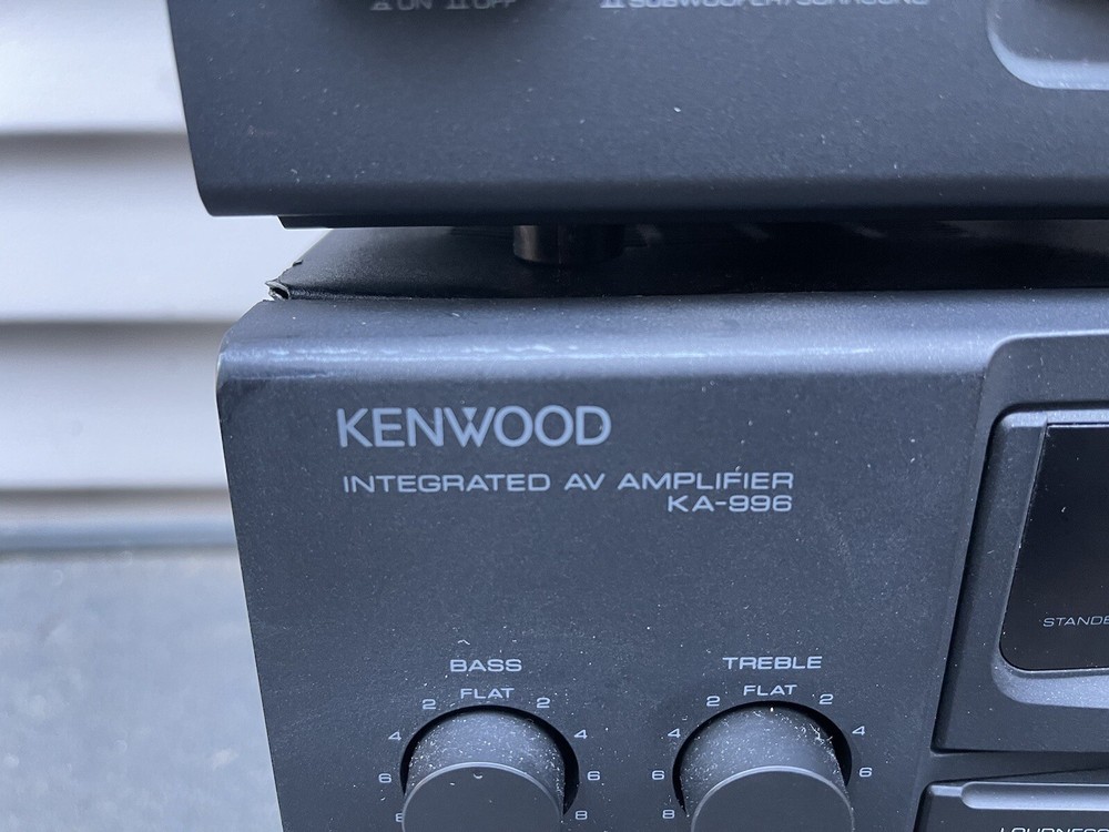 kenwood stereo amplifier,Surround processor,Compact disc and Cassette deck