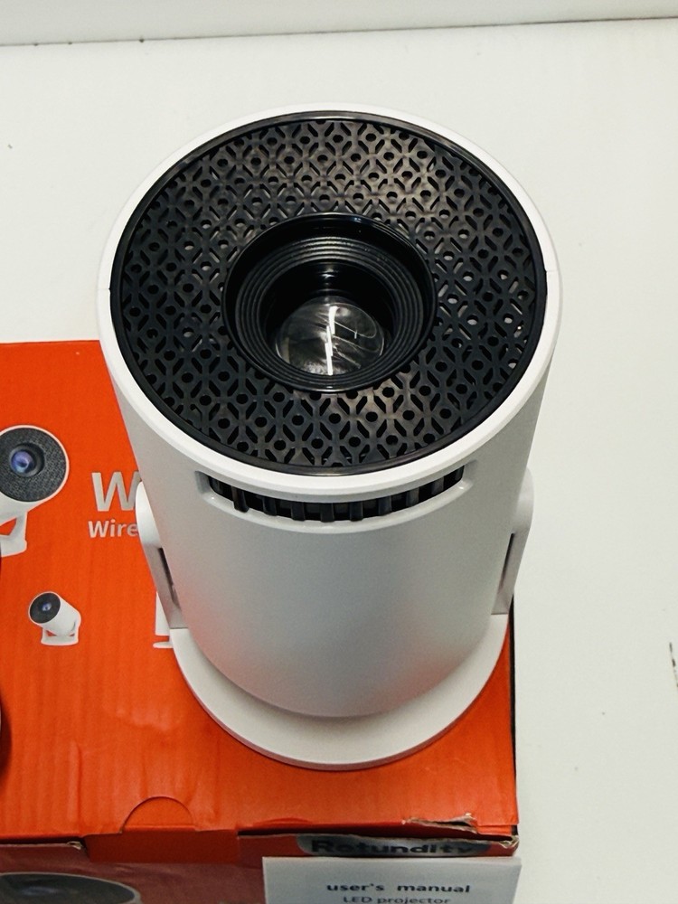 Rotundity Mini LED Projector Bundle Wi-Fi Ready Wired & Wireless High Def Lens