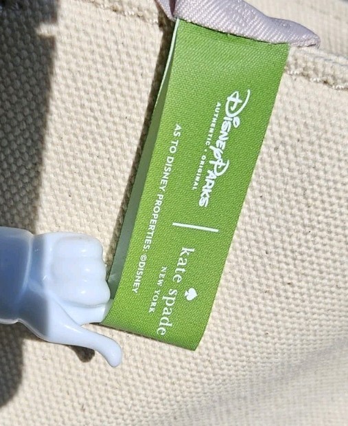 Kate Spade All You Need is Faith Trust Pixie Dust Disney Large Tote Purse...