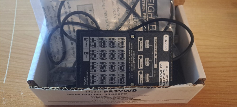 leightronix Control Products PRSYWR
