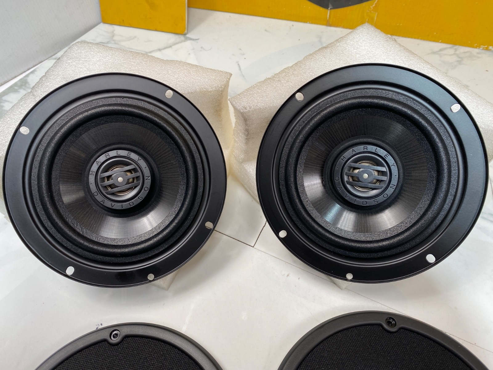 OEM 14-25 Harley Touring OEM Fairing Speaker Set And Grills Pair Take-off