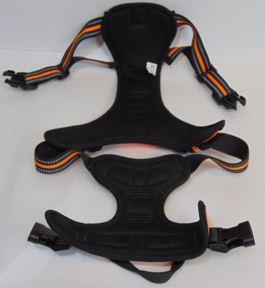 Hi Visibility Dog Harness Large No Pull Service Vest Reflective Strips Adjust