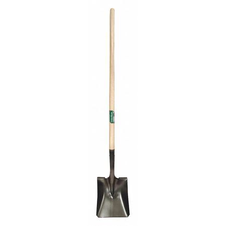 Union Tools 40184 Square Point Shovel, 44 In L Hard Wood Handle