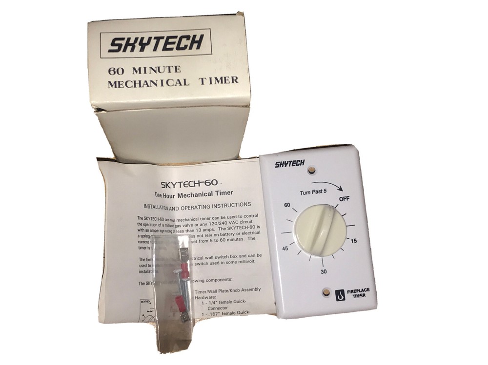 Skytech-60 Fireplace One Hour Mechanical Timer