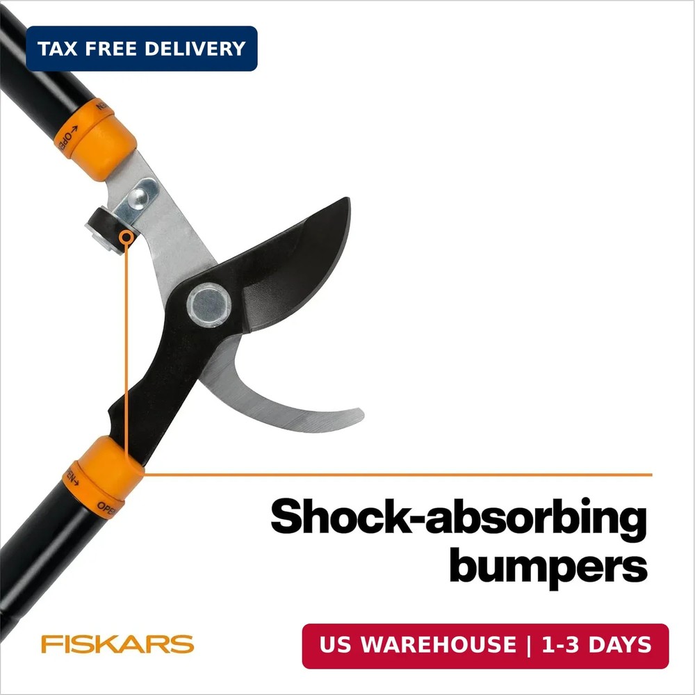 Fiskars Loppers for Tree Trimming, Heavy Duty, with Extendable Handle (24.5"-37"