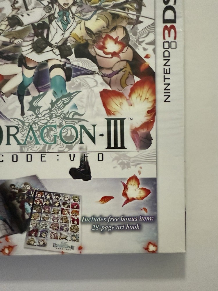 7th Dragon III Code: VFD Nintendo 3DS Empty Box with Artbook