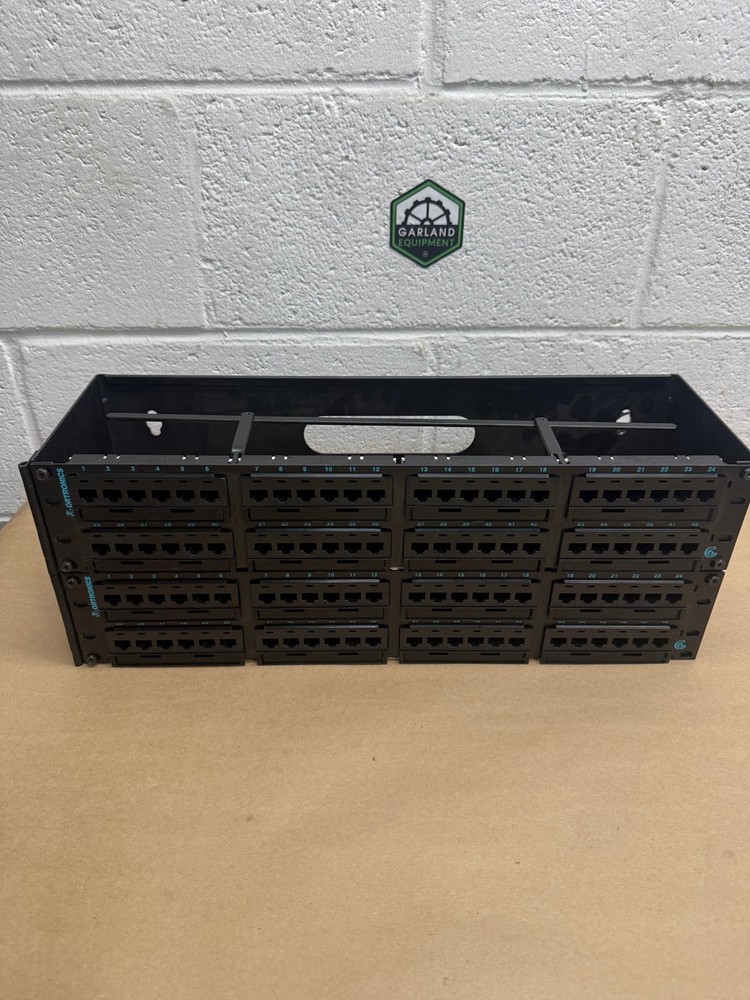 Ortronics OR-PHD66U48, 48 Port Patch Panel, Six 16-Port Modules
