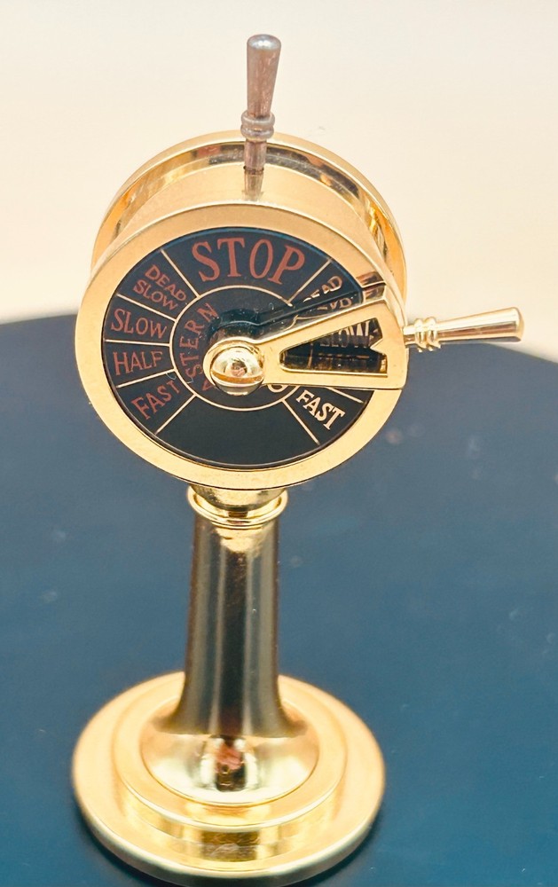 Bulova Miniature Clock  Nautical w/Box
