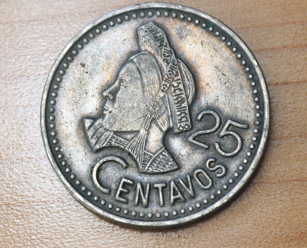 1986 Guatemala 25 Centavos