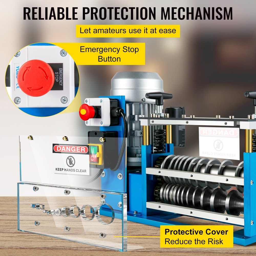 Cable Wire Stripping Machine 0.06 -1.5 in,Portable Powered Wire Stripper Machine