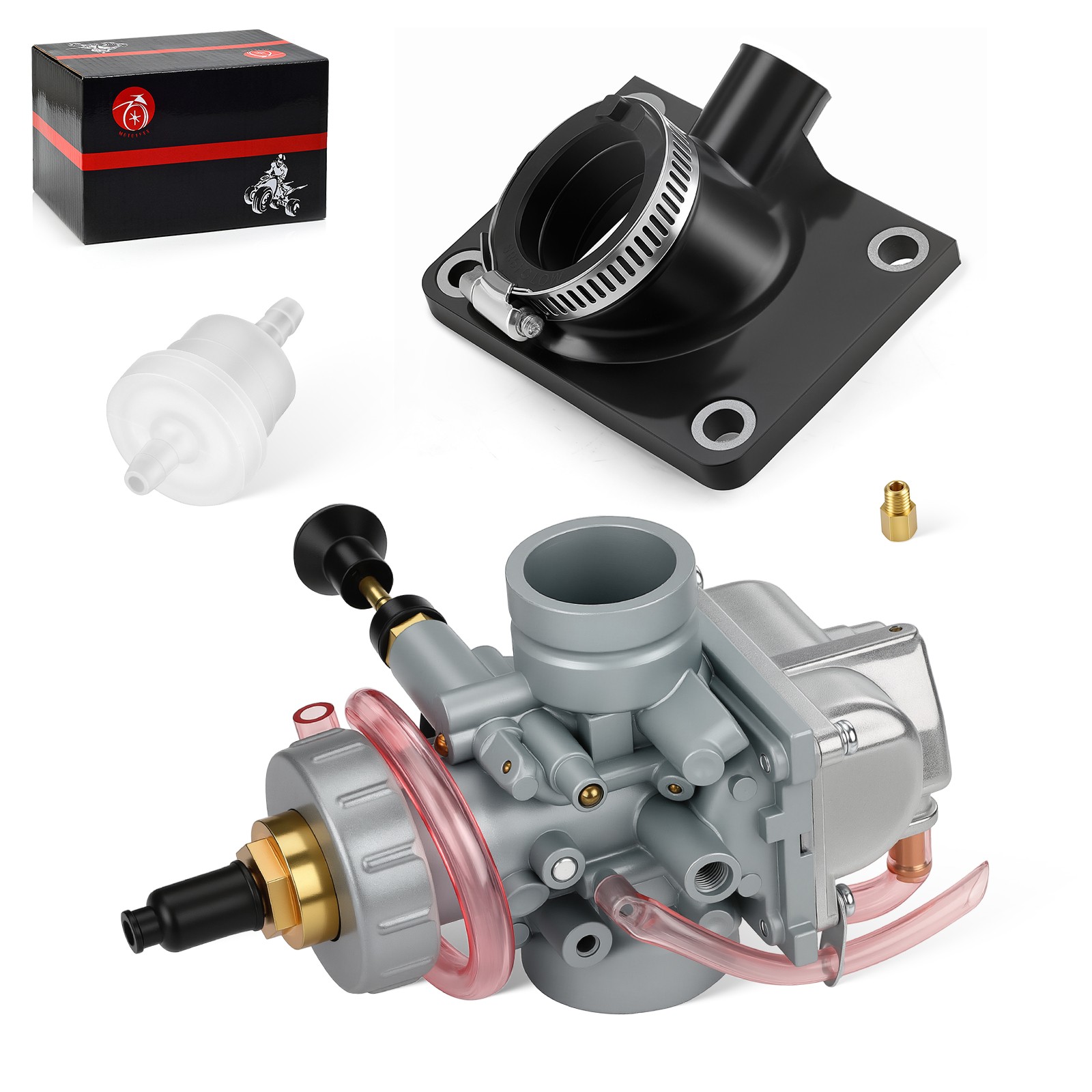 Carburetor Carb + Intake Manifold Boot For Yamaha Blaster 200 YFS200 1988 - 2006