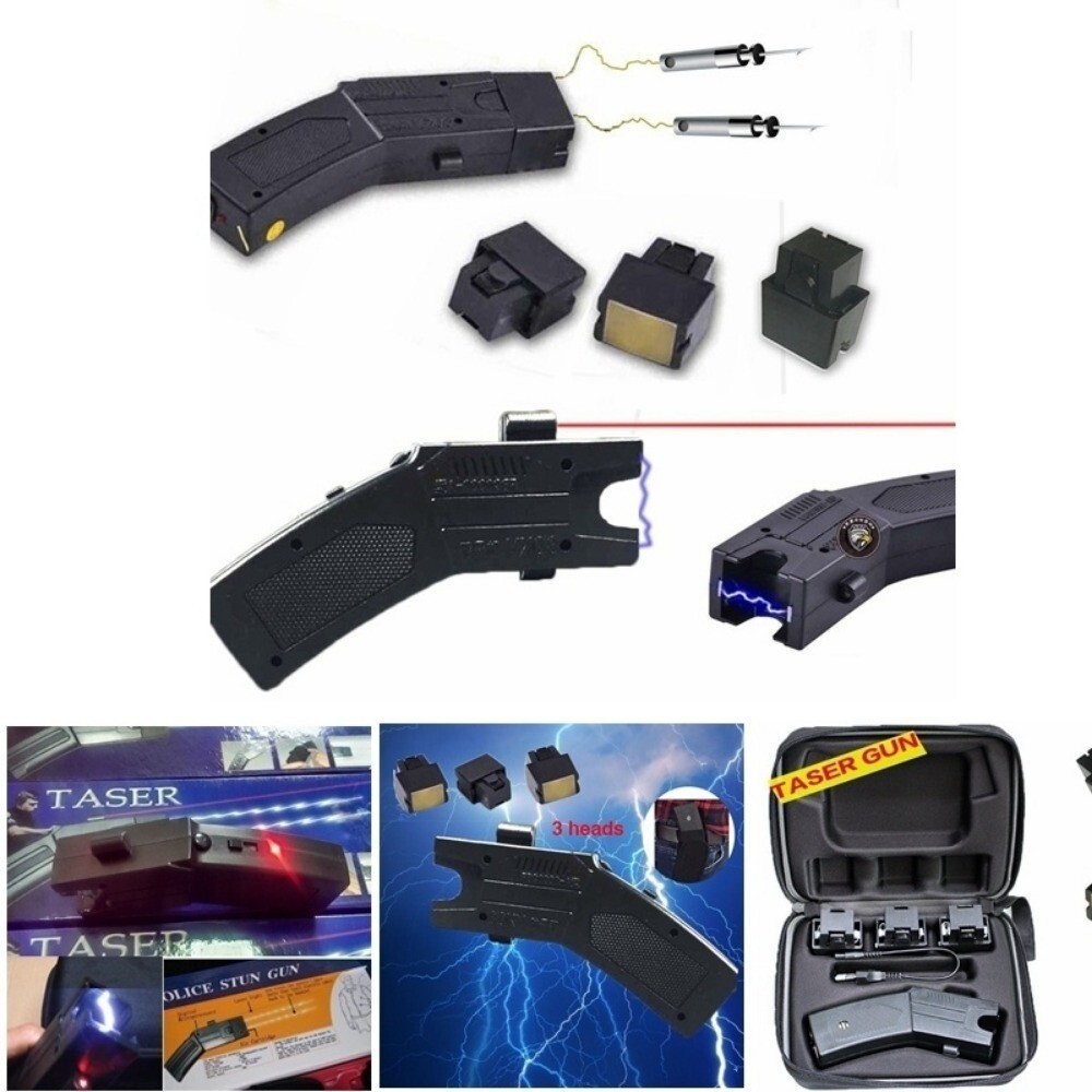 Pepper Spray And Stun Gun Combo W/ Rechargeable Flashlight