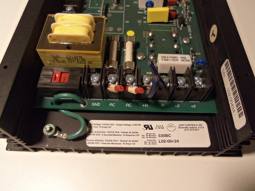 DART CONTROLS INC Speed Controller Model 530BC