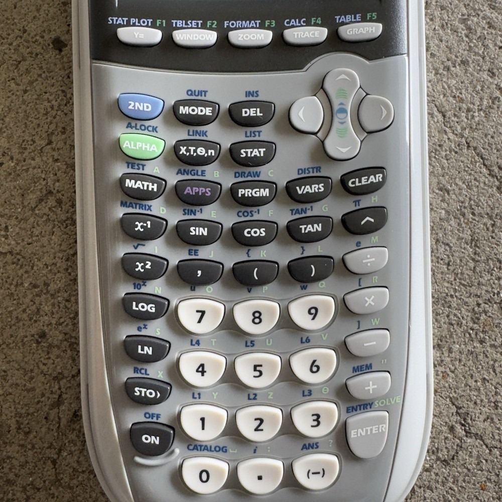 Texas Instruments TI-84 Plus Silver Edition Graphing Calculator Silver TESTED