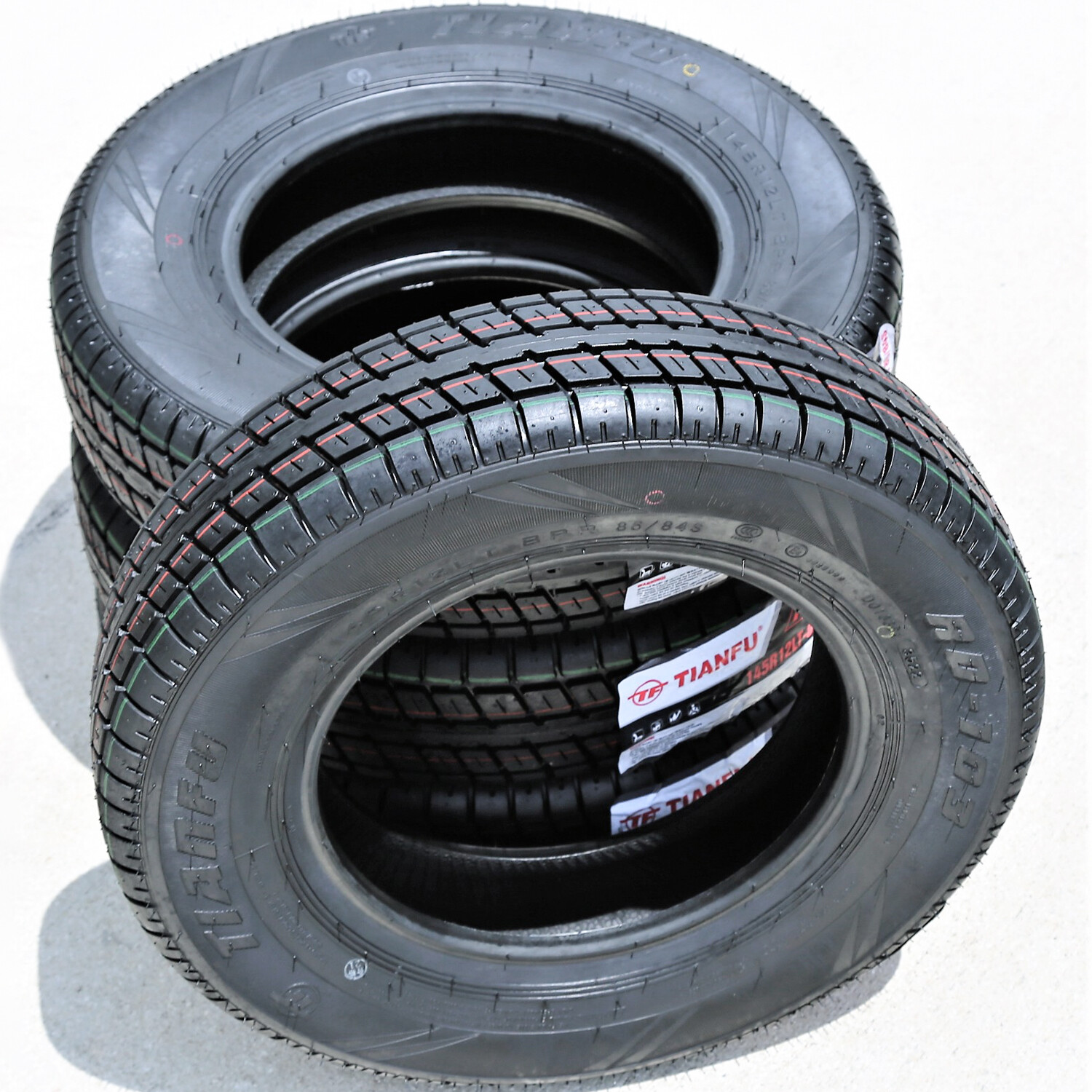 4 Tires Tianfu RD-103 145R12 Load D 8 Ply Van Commercial