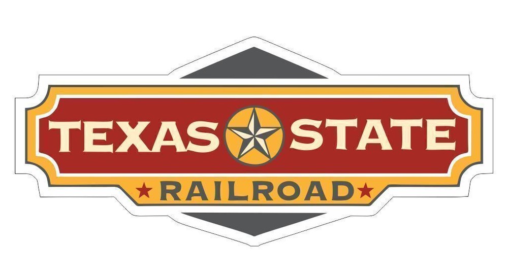 Texas State Railroad Railway Train Sticker Decal
