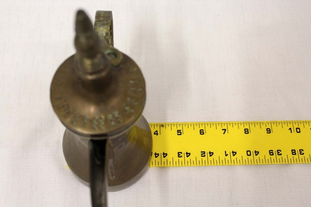 Antique Coffee Tea Pot & Cup Copper & Brass Middle Eastern Dallah Arabic 10"
