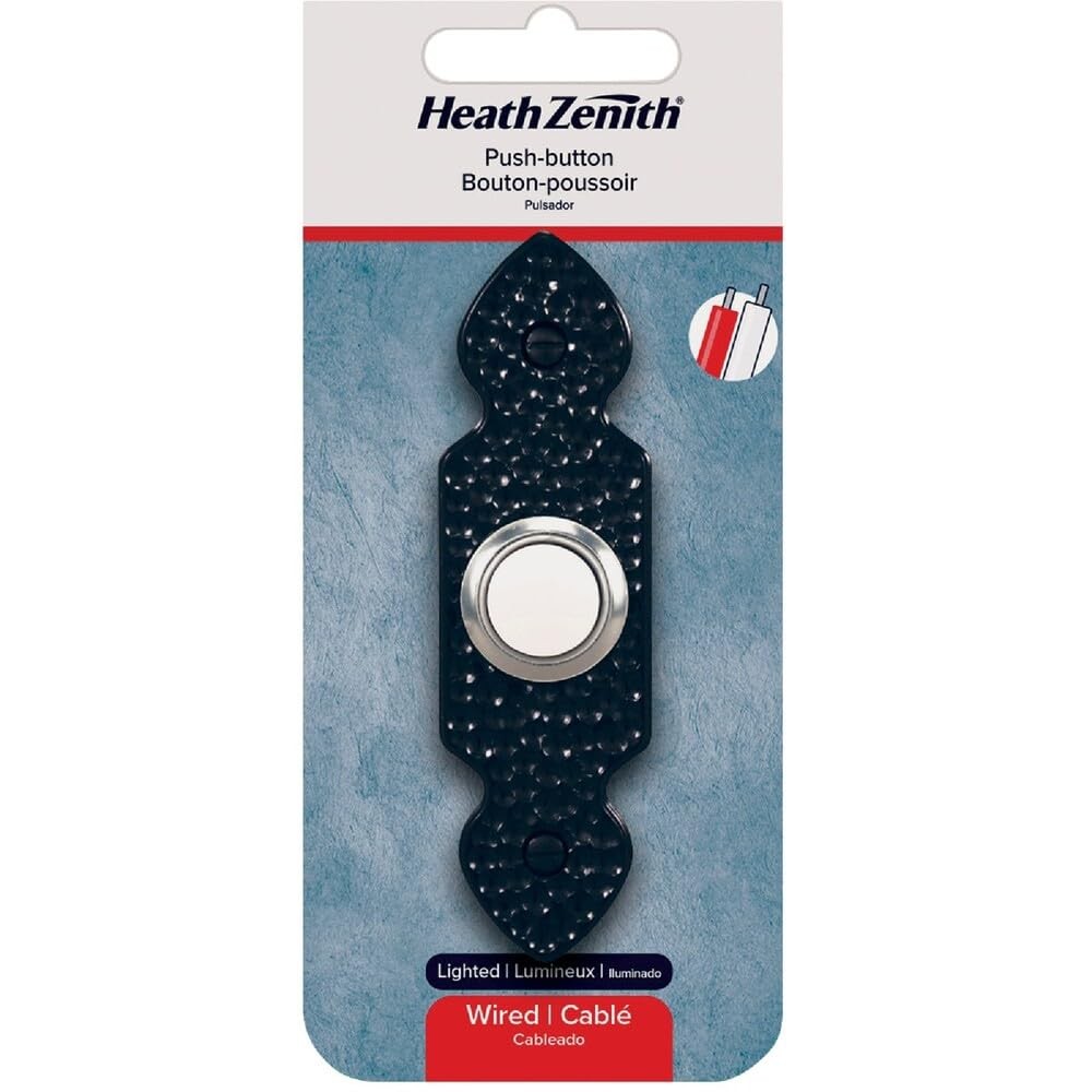 LED Doorbell Push Button No Size, Black