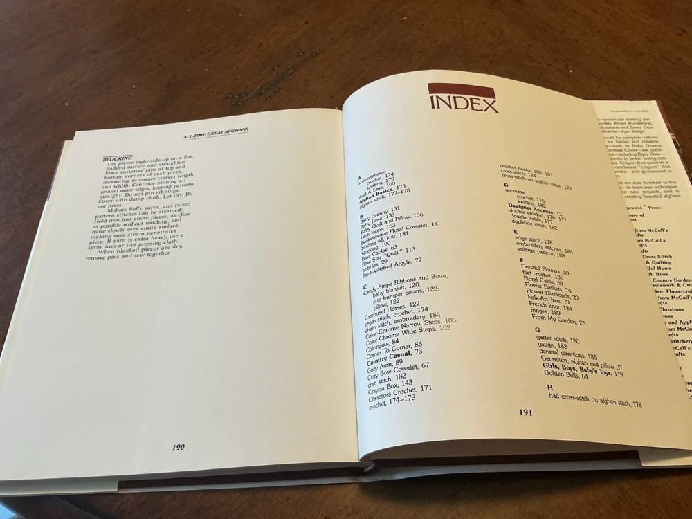 All-Time Great Afghans – McCall’s Needlework & Crafts Patterns