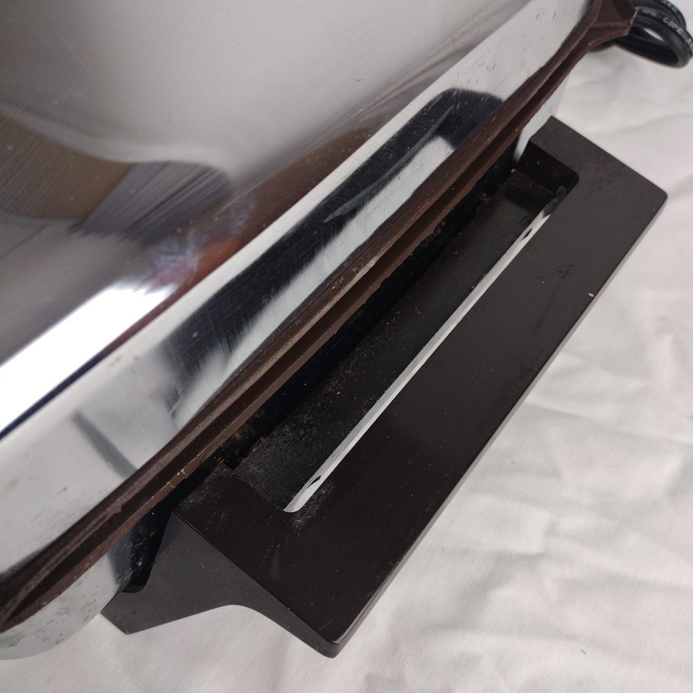 Toastmaster 269 Waffle Maker Griddle Reversible Plates Chrome