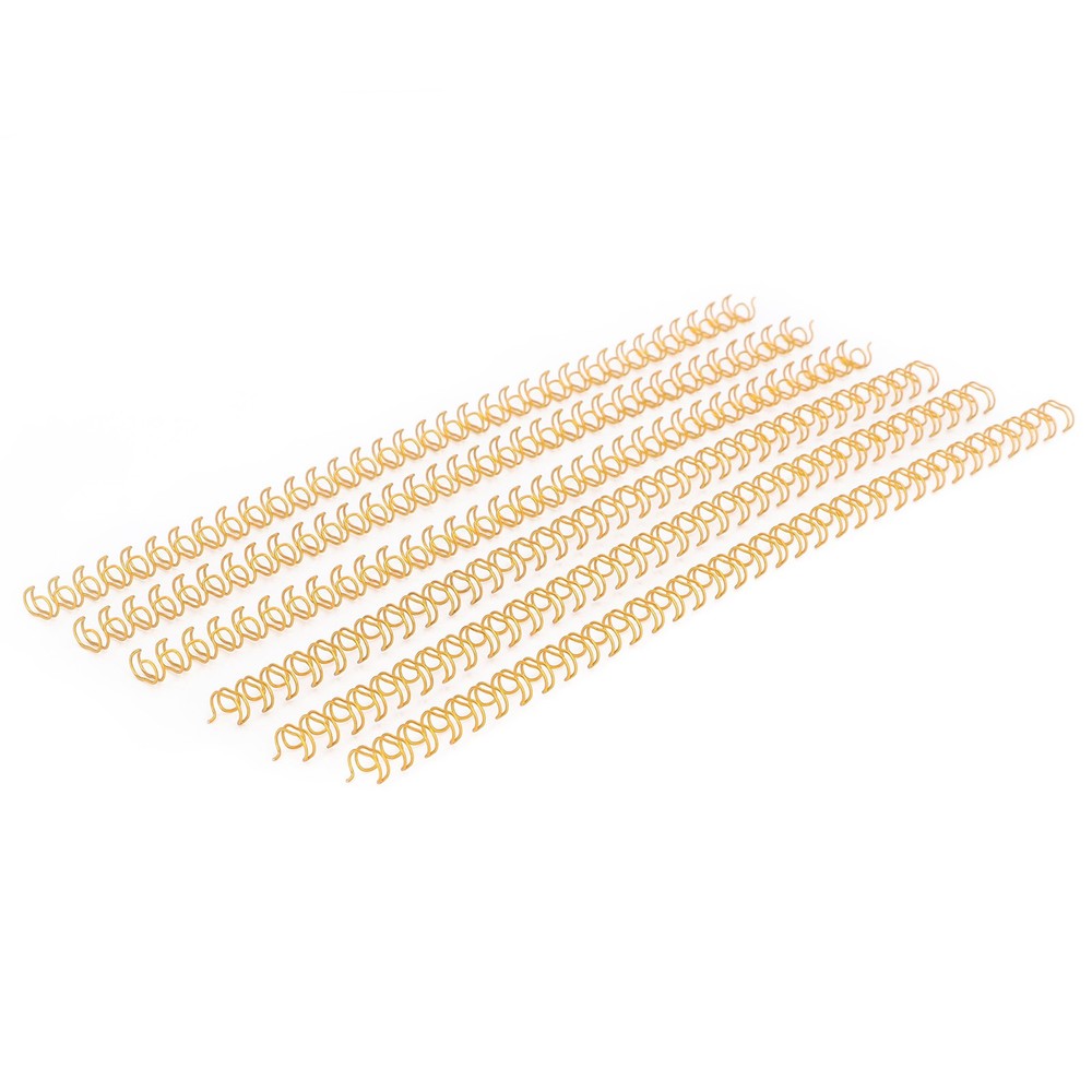 100Pcs Double Loop Wire Binding Spine Durable Set Kit For A4 Paper Popular
