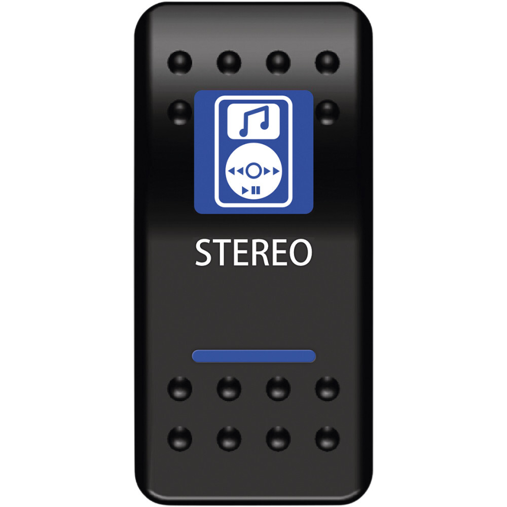 Moose Utility Division Stereo Rocker Switch | MOOSE STR-PWR